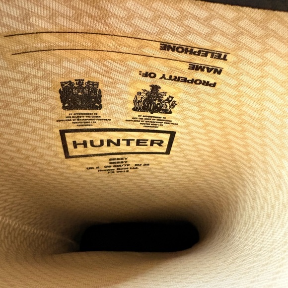 Hunter Red and Black Women's Rain Boots - Picture 7 of 10